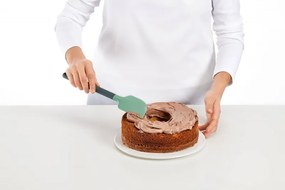 Шпатула за обиране Lekue 1010186, 28.5 см, Против надраскване, 4/220°C, Гъвкав ръб, Зелен