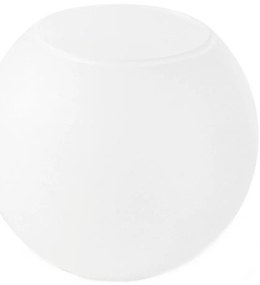 Резервно стъкло за полилей с цокъл E27, диаметър 15 см, бяло