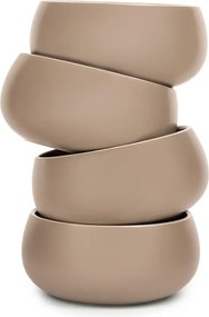 Бежови глинени купички в комплект 4 бр. 600 ml Terra Luma – Bonami Selection