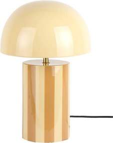 Жълта метална настолна лампа (височина 34 cm) Rayado – Leitmotiv