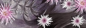 Картина на платно – Цветя на красив фон