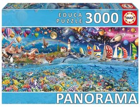 Панорамен пъзел, Educa, Живот, 3000 части
