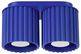 Sollux SL.1810 - Точково осветително тяло AURA 2xGU10/10W/230V, синьо