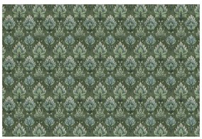 Тапет – Зелени винтидж растителни орнаменти