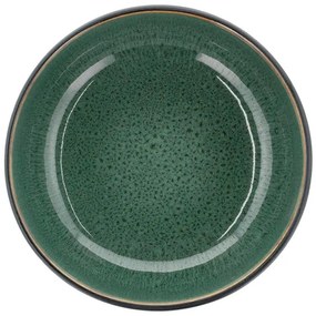 Зелена/черна глинена купичка за рамен 1,2 l Gastro Green/Black – Bitz