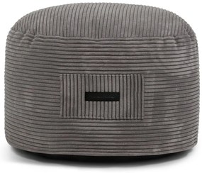 Тъмносива табуретка от рипсено кадифе Om 60 – SLOWDOWN