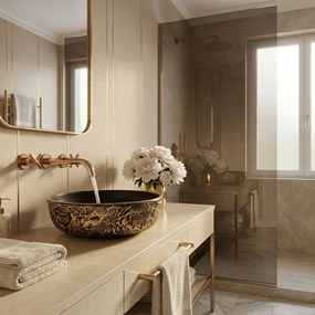 Умивалник за плот Rea Babilon Gold