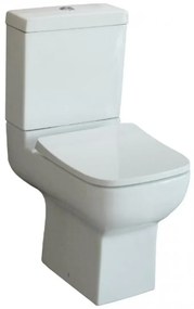 Моноблок 5583P, седалка и капак, порцелан, бял, 83.7x55.5x36см