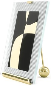 Стъклена стояща рамка в златист цвят 16x20 cm Flute – Umbra