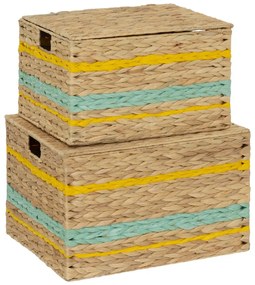 Сет детски кутии за съхранение atmosphera Australie, 2 бр, Хиацинт