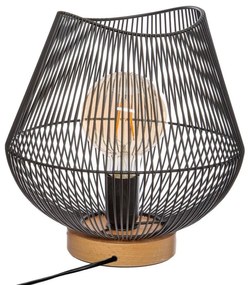 Настолна лампа Atmosphera Jena 40W Черен Метал (Ø 28 x 26 cm)