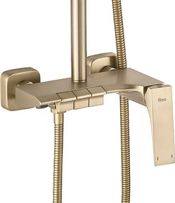 Комплект за душ REA JOE Brush Gold