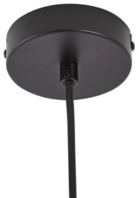 Ретро висяща лампа златиста с бежово стъкло - Jina