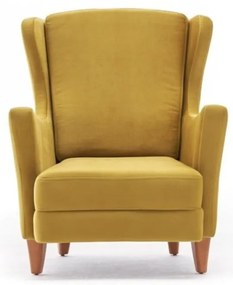 Жълт фотьойл Lola Brejer - Artie