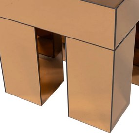 Гланцова странична масичка 45x45 cm Mirrox – WOOOD