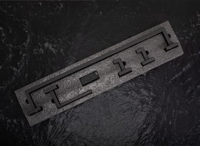 Комплект аксесоари за баня Rio Black 4 части