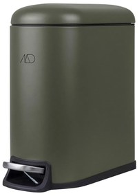 Тъмнозелено метално кошче за боклук с педал 5 l Mini Walther – Mette Ditmer Denmark