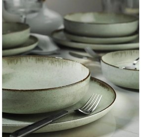 Сервиз за хранене 12 части зелен/порцелан