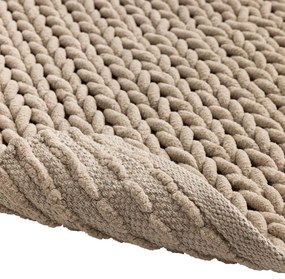 Светлокафяв килим за баня 50x80 cm Ariel – douceur d'intérieur