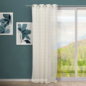 Бежово перде със смес от лен 140x260 cm Nodes – Casa Selección