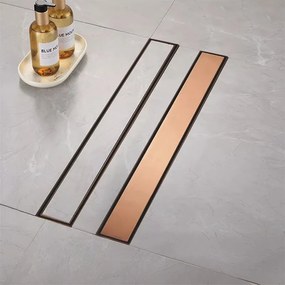 Линеен отводнител Rea Neox brush copper 70