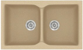 Мивка Sanitec 340-Granite Cappucino