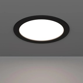 Eglo 901388 - Вградено LED осветително тяло FUEVA LED/10,5W/230V, Ø 16,8 cm, черно