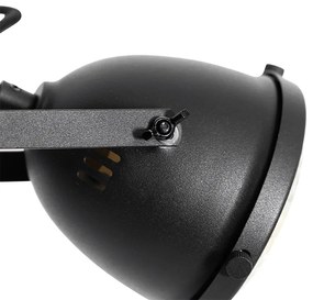 Индустриална подова лампа черна 2-лампи - Emado