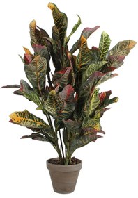 Декоративно Растение Mica Decorations Croton Зелен PVC (73 x 40 cm)