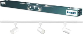 Philips - Точково осветително тяло за релсова система EASYLINK 3xGU10/7W/230V 1m бяло