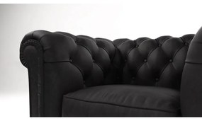 Фотьойл от черно кадифе Cambridge - Ropez