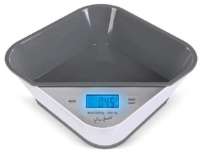 Lamart - Дигитална кухненска везна 2xAAA бяла/сива