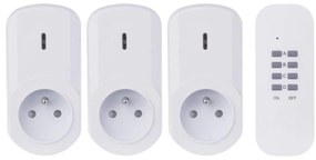 К-кт 3x Контакти с дистанционно управление 230V + 1x CR2032