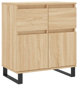 831127 vidaXL Сайдборд, дъб сонома, 60x35x70 см, инженерно дърво