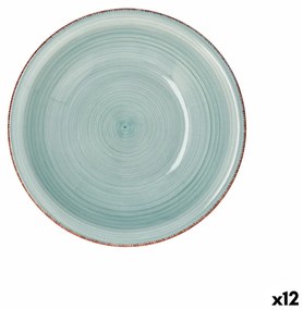 Дълбока чиния Quid Aqua Vita Керамика (ø 21,5 cm) (12 броя)