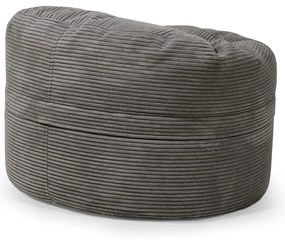 Детски пуф от рипсено кадифе в тухлен цвят Roll 80 – SLOWDOWN