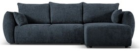 Тъмносин ъглов диван (десен ъгъл) Matera - Cosmopolitan Design