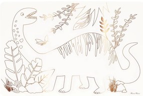 Хартиени подложки за хранене в комплект 8 бр. 28x42.5 cm Dinosaurs – Meri Meri