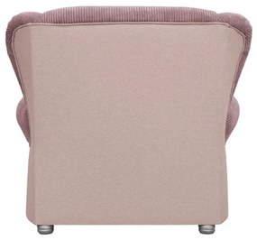 Розов шезлонг от рипсено кадифе Lord – Ropez