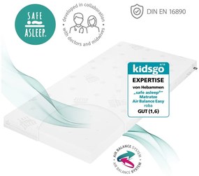 С пяна детски матрак със сменяем калъф 70x140 cm Comfort Air Roll – Roba