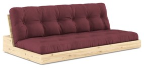 Разтегателен диван вцвят бордо 196 cm Base – Karup Design