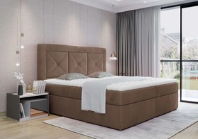 Тапицирано легло Irma-140 x 200-Kafe Anoixto