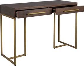 Конзолна маса декор от акация в тъмно естествен цвят 45x120 cm Class – Dutchbone