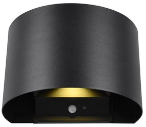 Черна LED светлина за стена Talent - Trio