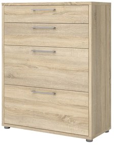 Компонент - чекмеджета от дъбов декор в естествен цвят 84x105 cm Prima – Tvilum