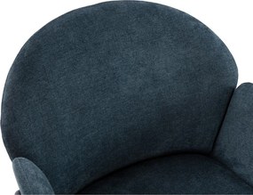 Сини тапицирани трапезни столове в комплект 2 бр. Aslin – MOME