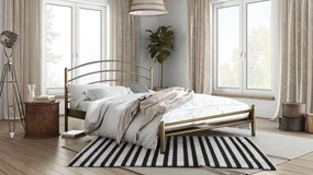 Легло Kelly-90x200-Gold-Χωρίς ποδαρικό