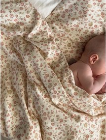 Бежово детско спално бельо от органичен памук 70x100 cm Augusta – Cam Cam Copenhagen