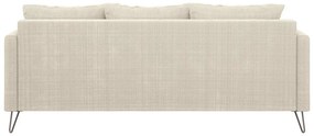 Кремав шенилов диван 200 cm Freya – Ropez