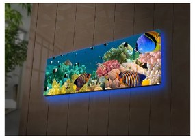 Осветена картина Море, 90 x 30 cm - Wallity